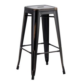 Taburete DORMA EK GTAVI  black - Taburetes de metal