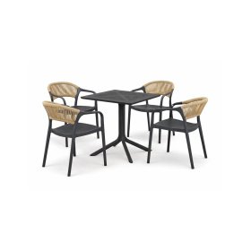 Mesa AVEJA 80x80cm BLACK - Sin categorizar