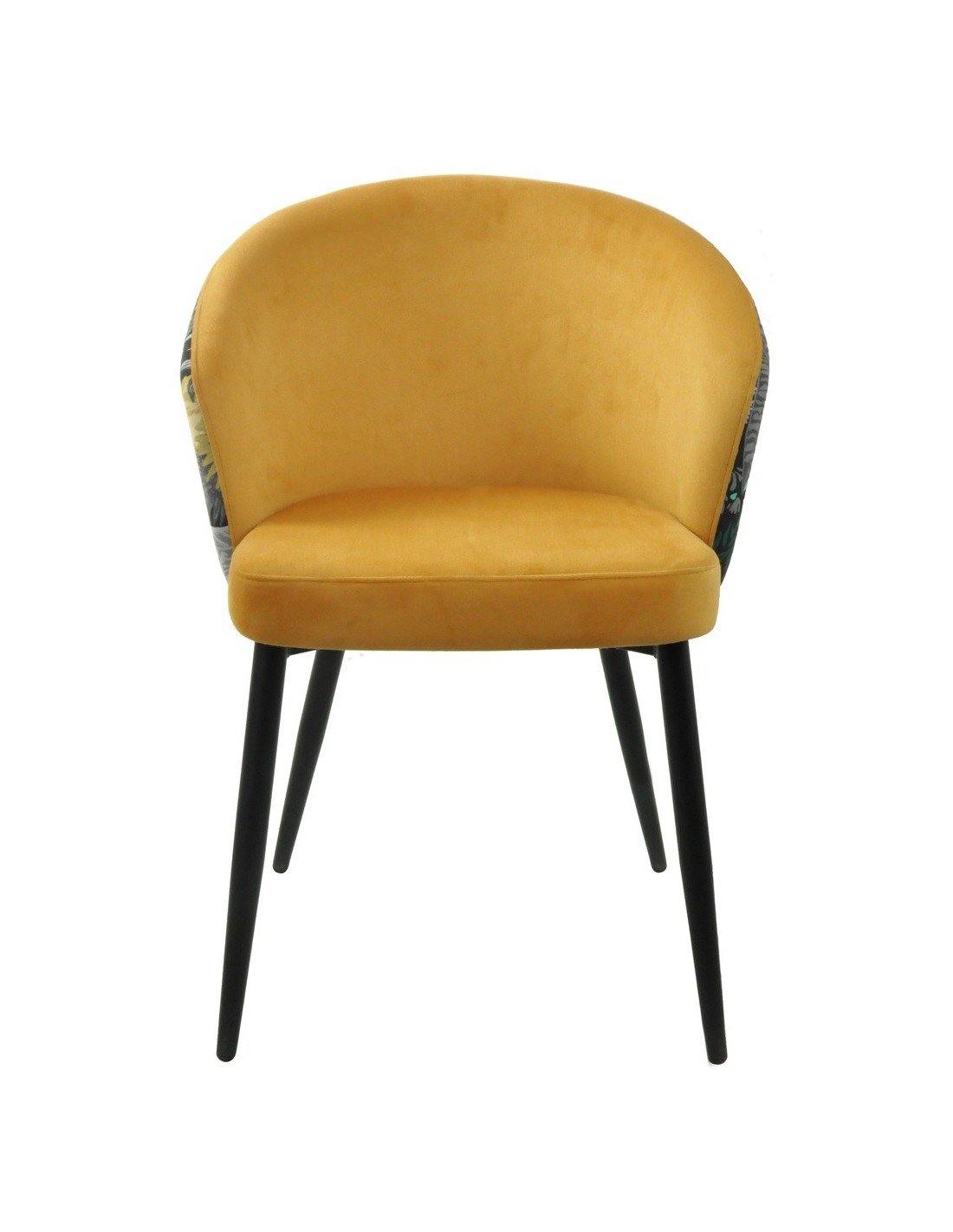 Silla KAISEN, metal, asiento y respaldo tapizado - Sin categorizar