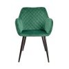 Silla DAREK ,  armazón metal Tapizado Gris - SILLAS