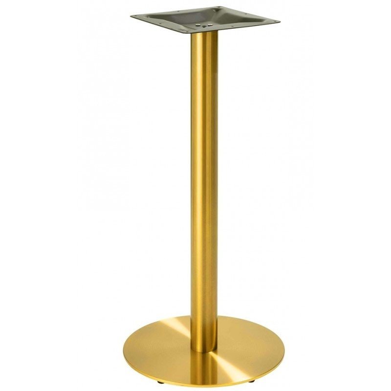 mesa MBAYBO 110DO inoxidable dorada - Bases de mesa