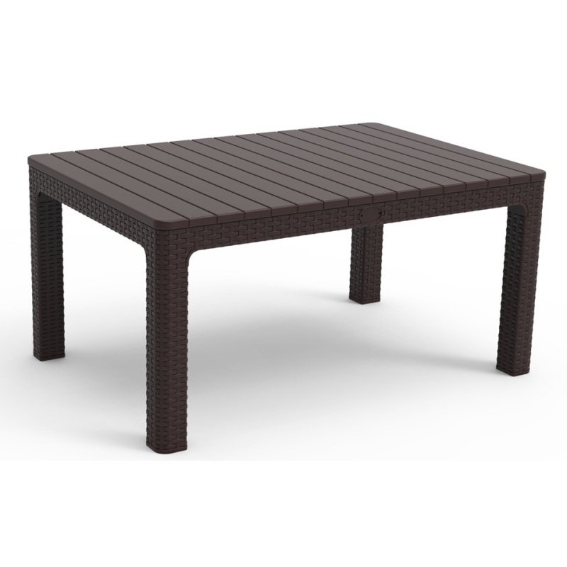 Mesa RAIFELBUA baja  brown chocolate - Mesas auxiliares y de centro