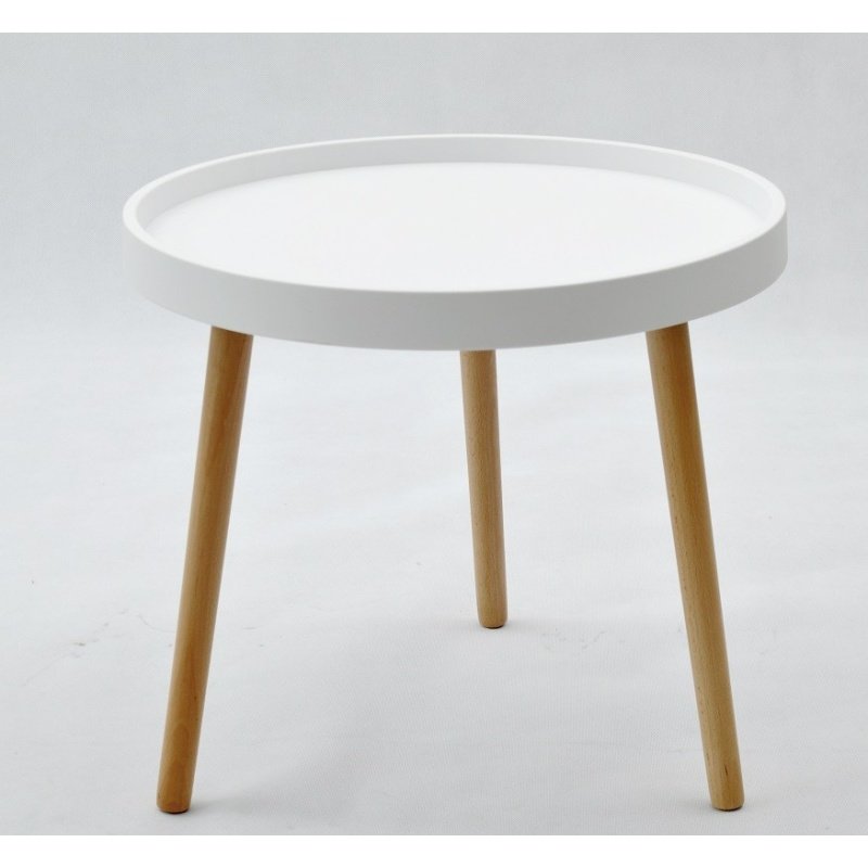 Mesa MOLINA baja   white - Mesas auxiliares y de centro