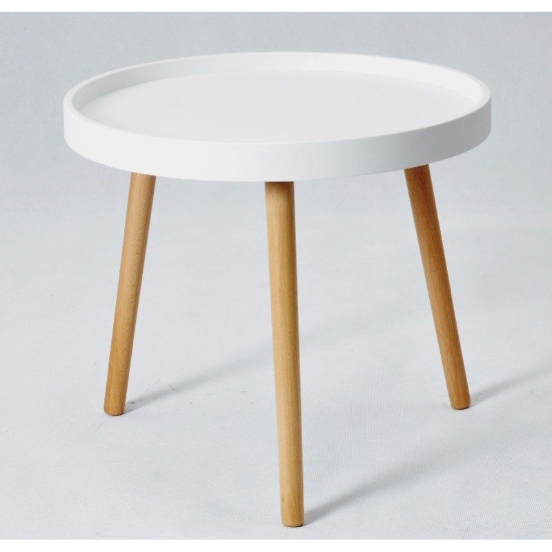 Mesa MOLINA baja   white - Mesas auxiliares y de centro