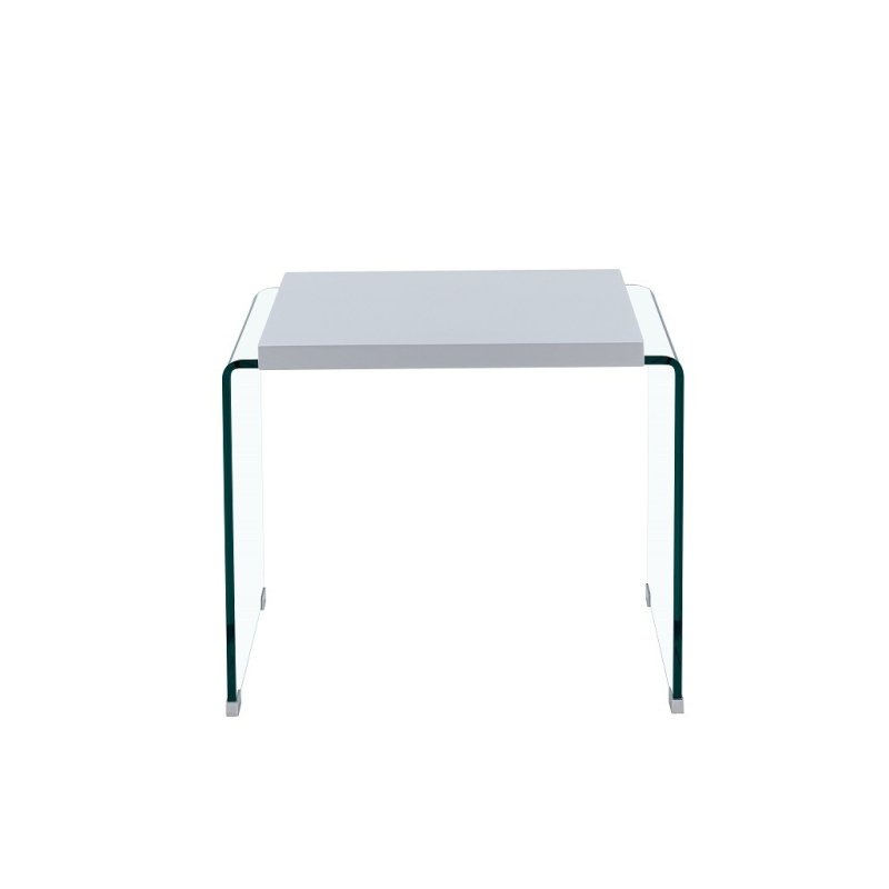 Mesa MAVEL baja lacada white - Mesas auxiliares y de centro