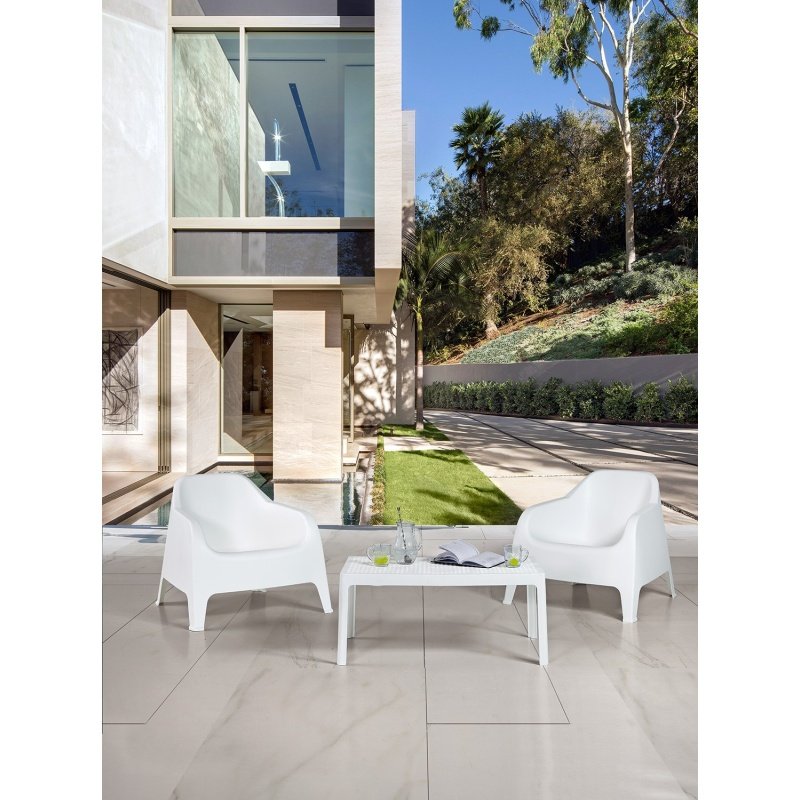 Mesa NORD baja  white - Mesas auxiliares y de centro