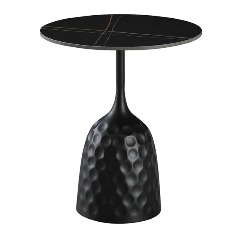 Mesa ZZOVECA baja black  cerámica  black 50 - Mesas auxiliares y de centro