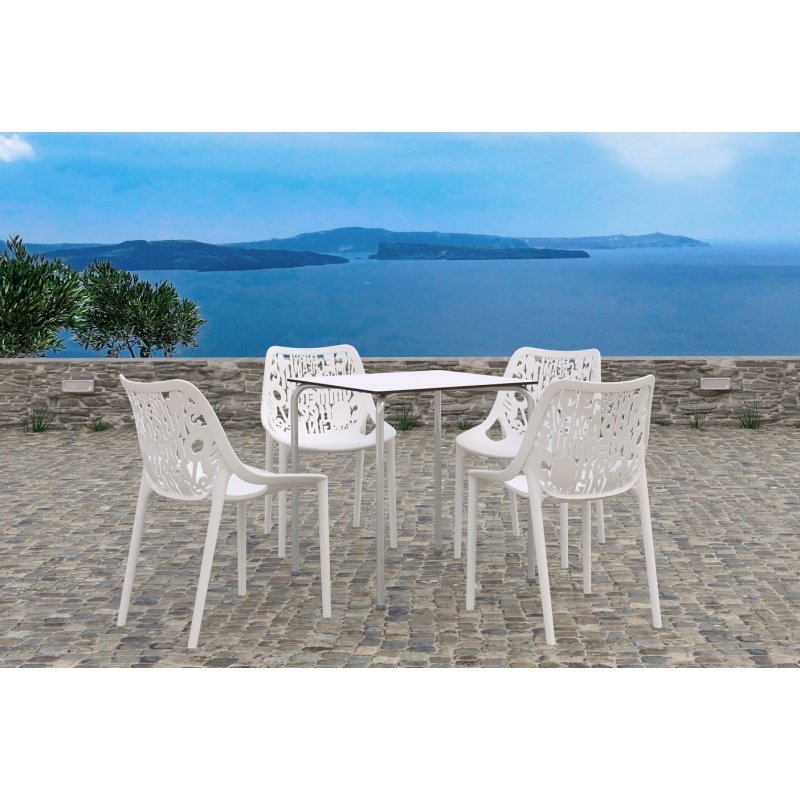 Mesa MORA   plata tablero folico white - MESAS