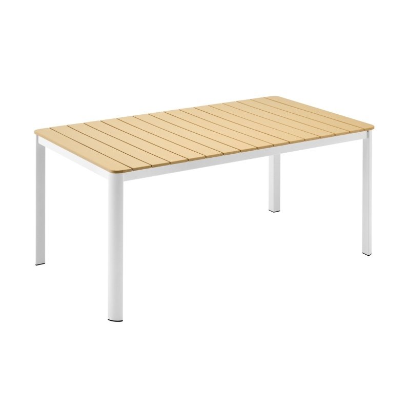 Mesa LDIBARIGA  white tablero  yellow 190 - MESAS