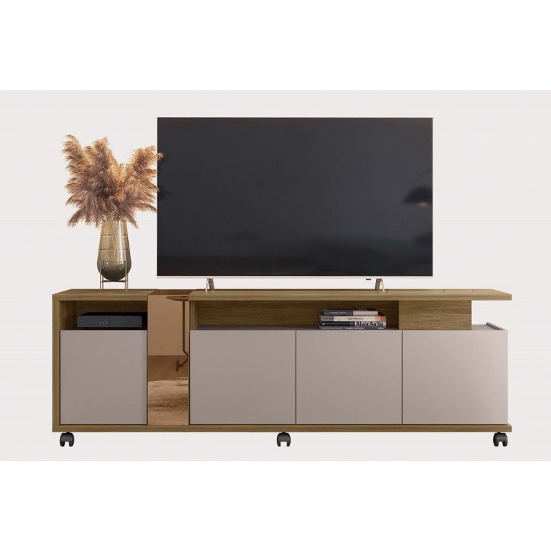 Mueble TV FED MATERA miel cacao - MUEBLES PARA SALÓN