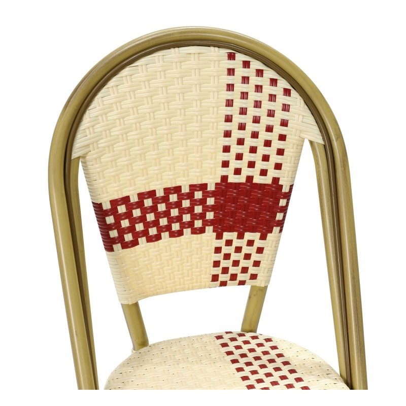 Silla OLIA    beige RED - SILLAS