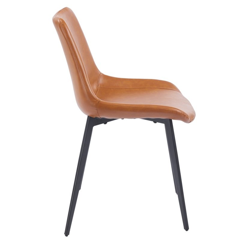 Silla GALDRIMA  simill vintage brown - SILLAS