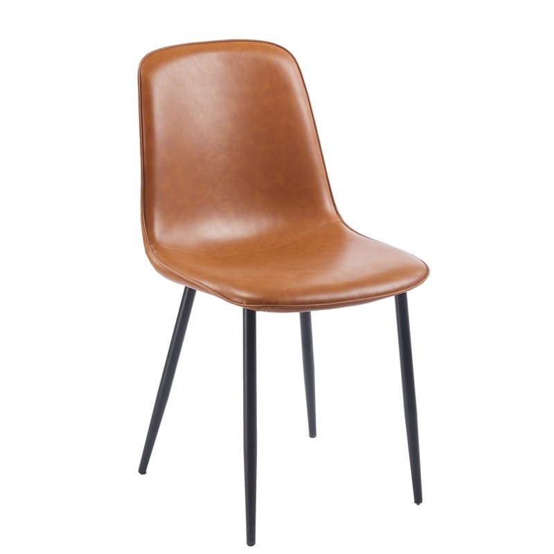 Silla ELFIÑAPE  simill vintage brown - SILLAS