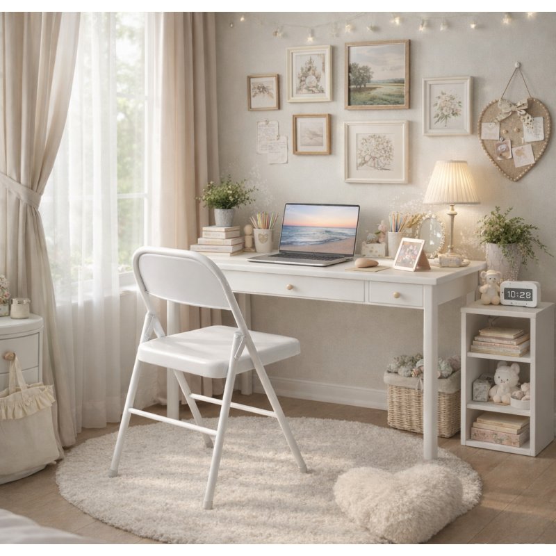 Silla NASCATO plegable  white - Sillas plegables
