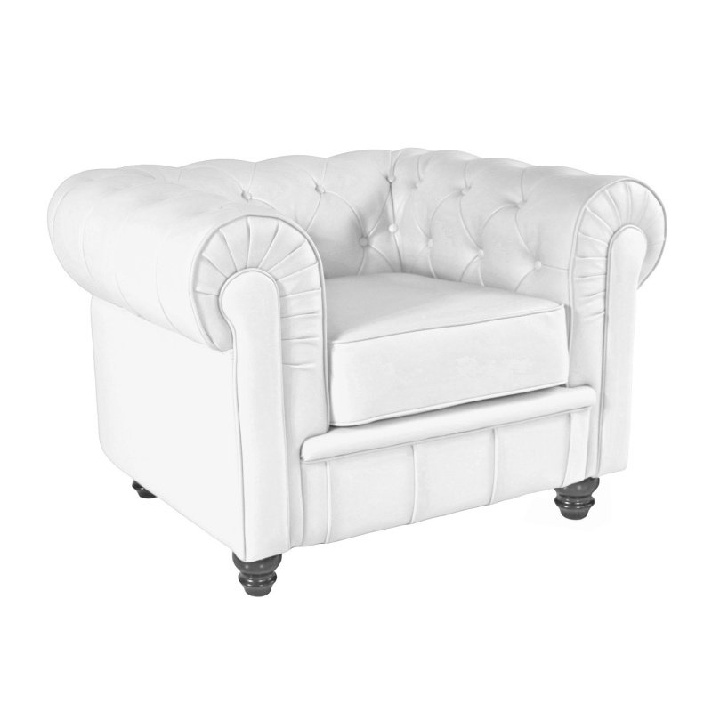 Sillon SOFIA FED simill white - SOFAS