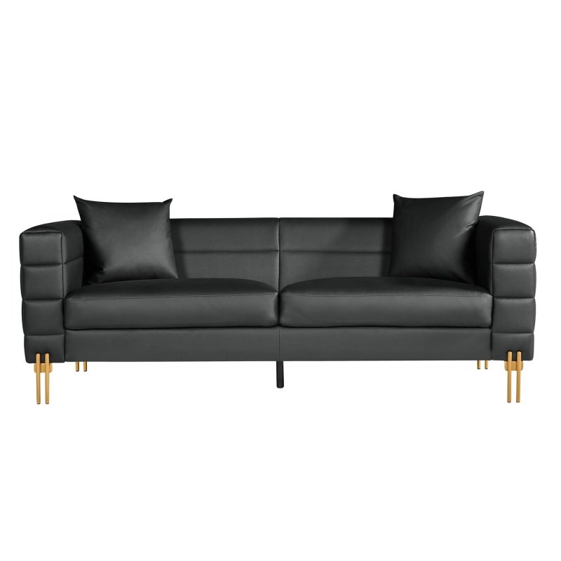 Sofá OSRILA 3 plazas  simill black - SOFAS