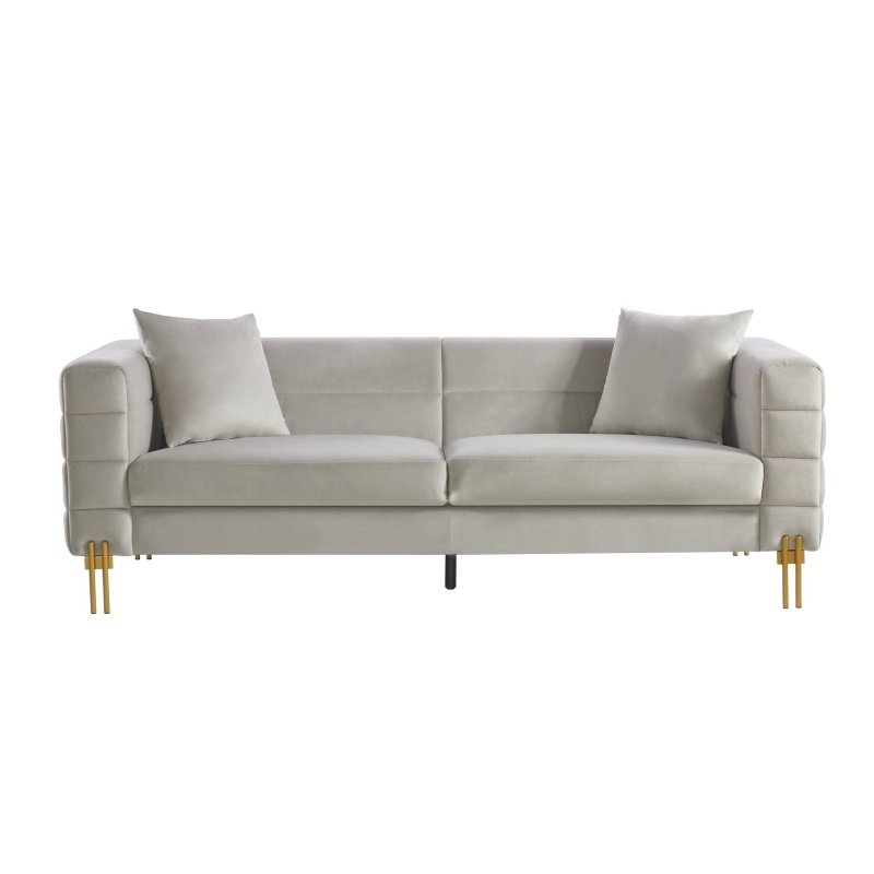 Sofa DELON 3 plazas  white  grey claro 25 - SOFAS