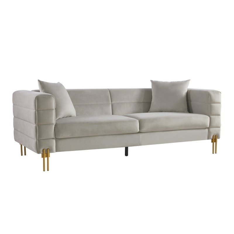 Sofa DELON 3 plazas  white  grey claro 25 - SOFAS