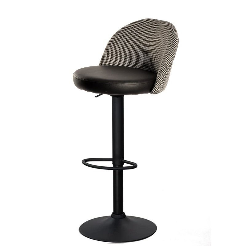 Taburete NICOLAS regulable black simill black - TABURETES
