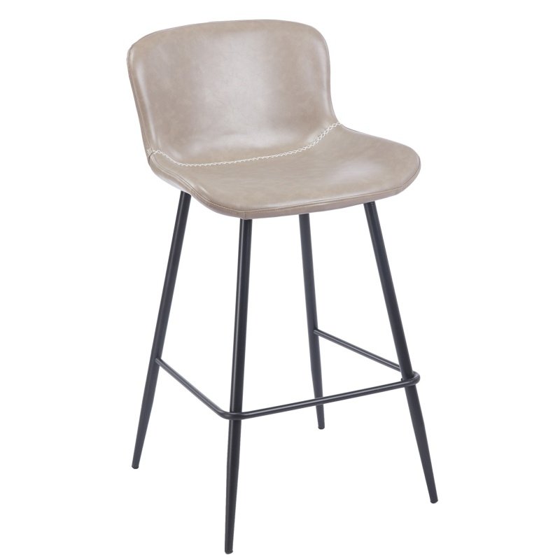 Taburete MPERSA simill vintage grey - TABURETES