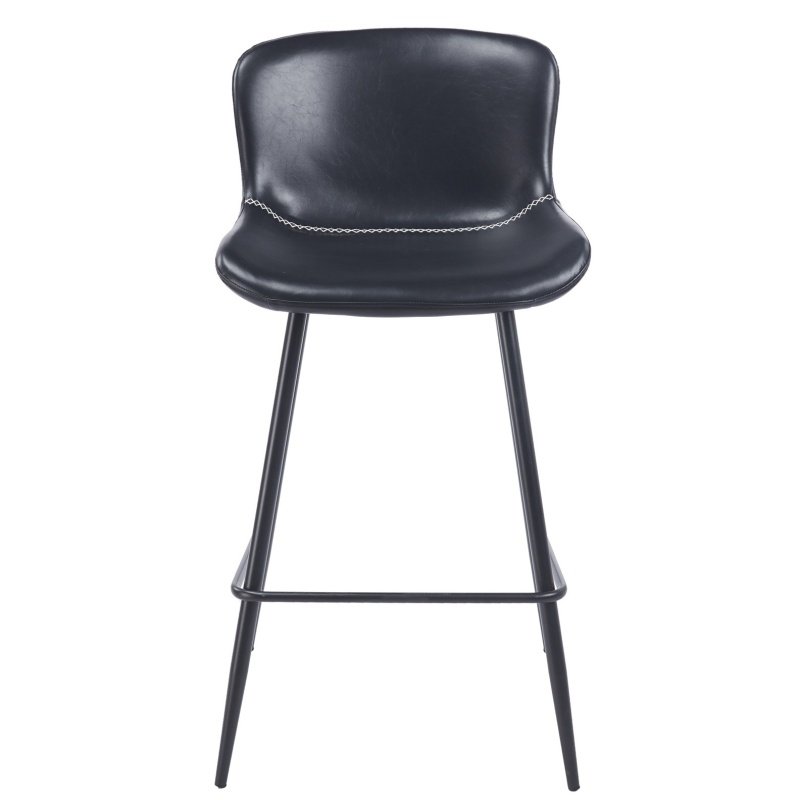 Taburete MPERSA simill vintage black - TABURETES