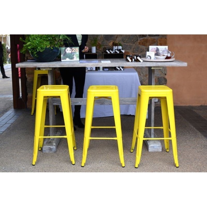 Taburete DORMA EK TEDMILI yellow - TABURETES