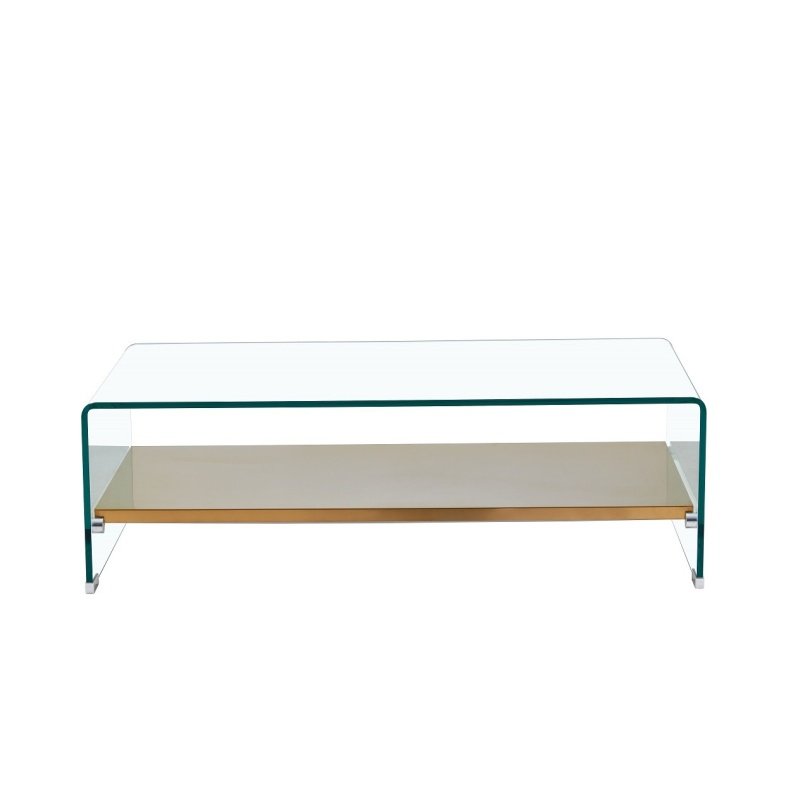Mesa Veloria 110×55 vidrio aux. - Mesas auxiliares y de centro