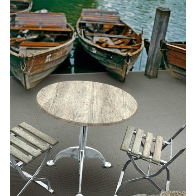 Tablero de mesa Decoralia White D80 - Tableros de 80 cms de diámetro