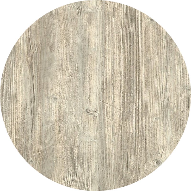 Tablero de mesa Decoralia White D80 - Tableros de 80 cms de diámetro